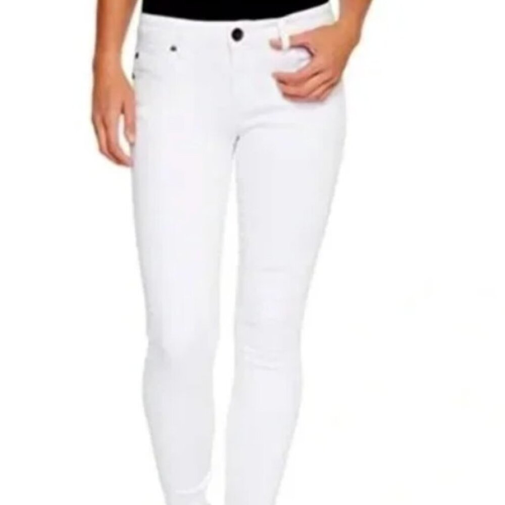 GUC Kut from The Kloth Mia Toothpick Skinny in Optic White